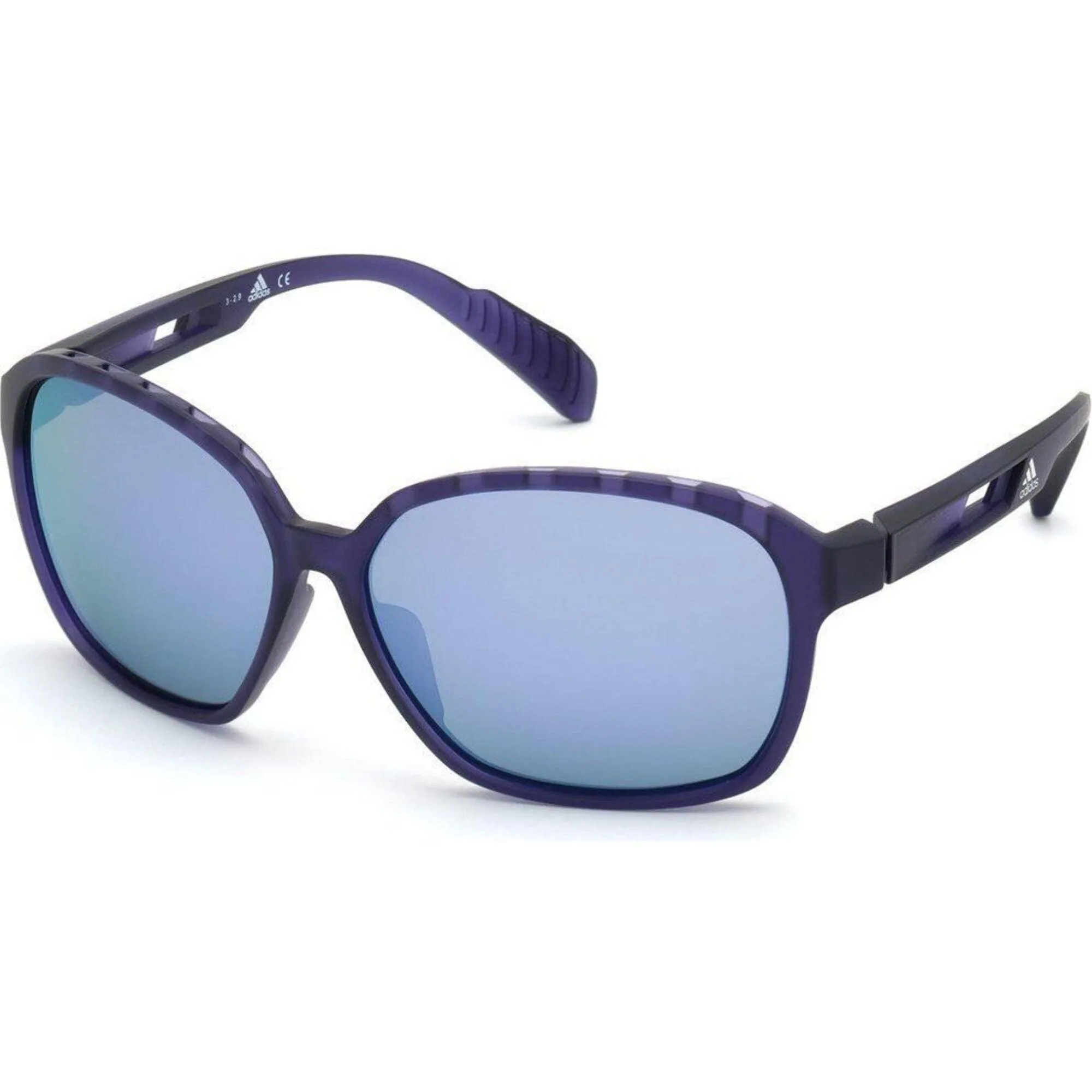 Adidas Women's Sunglasses - Matte Violet Plastic Full Rim Frame | ADIDAS SP0013 82D