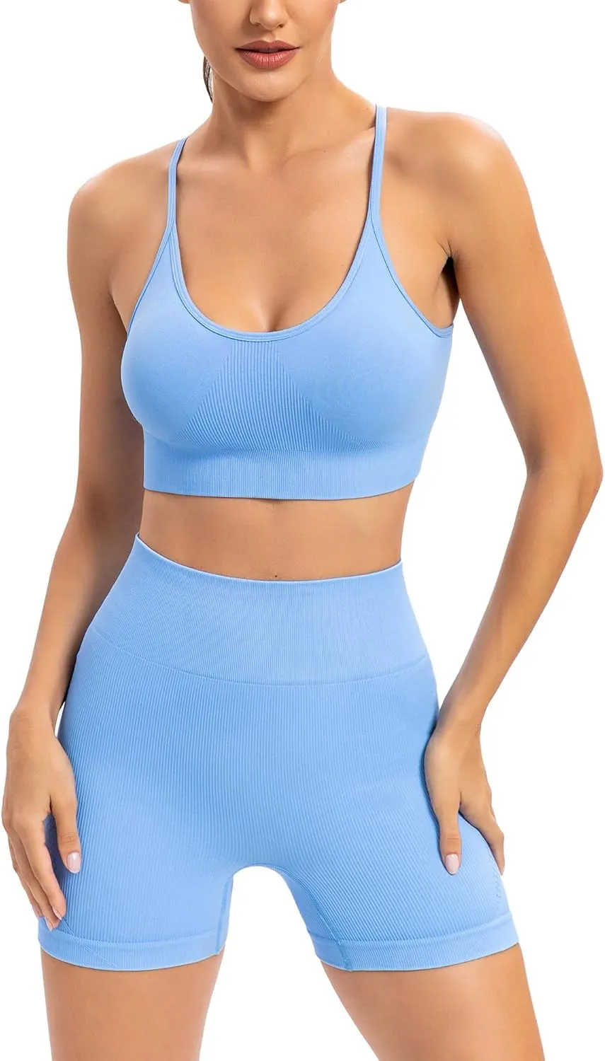 Crisscross Back Seamless Padded Medium Support with Removable Pads