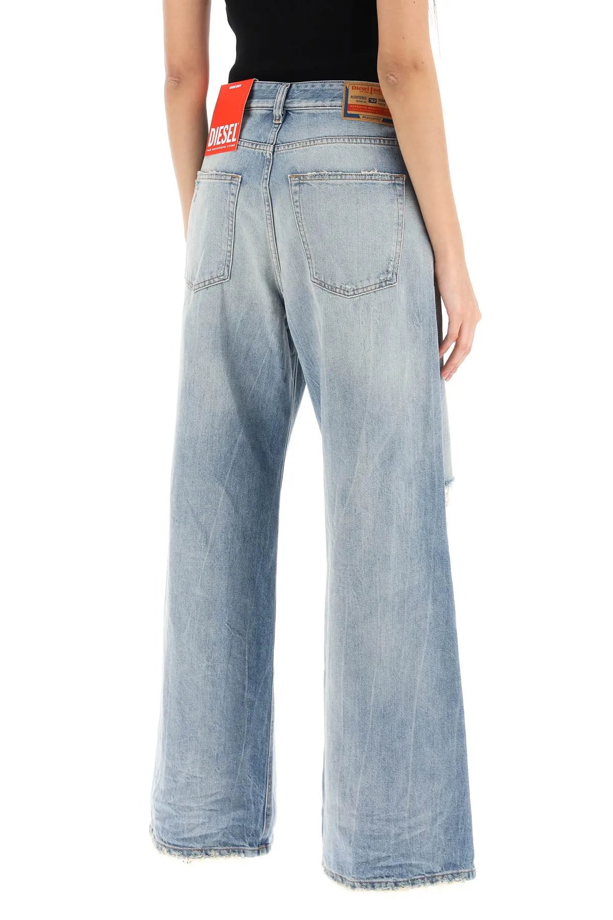 d-sire wide leg jeans