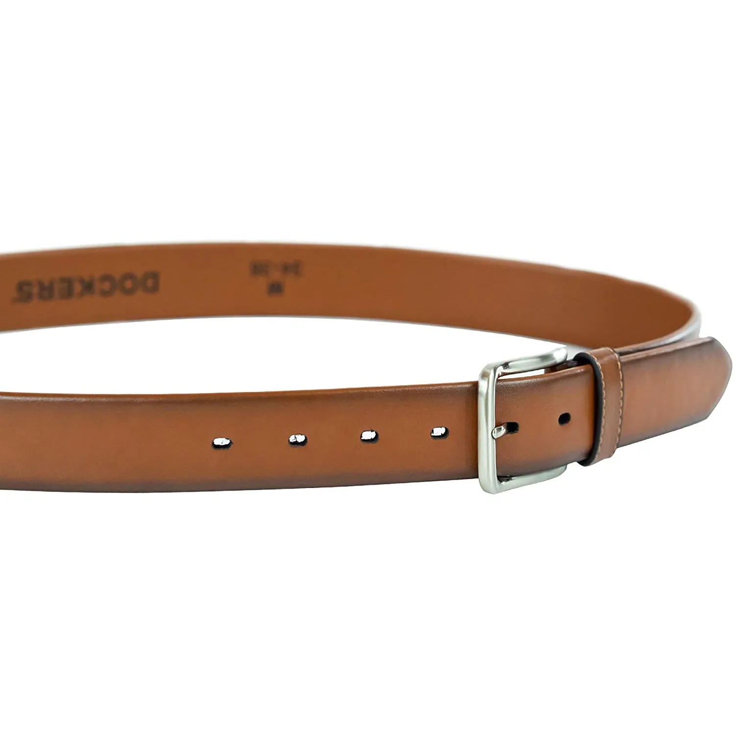 Dockers Men's Leather Casual Belt | Color Tan Casual