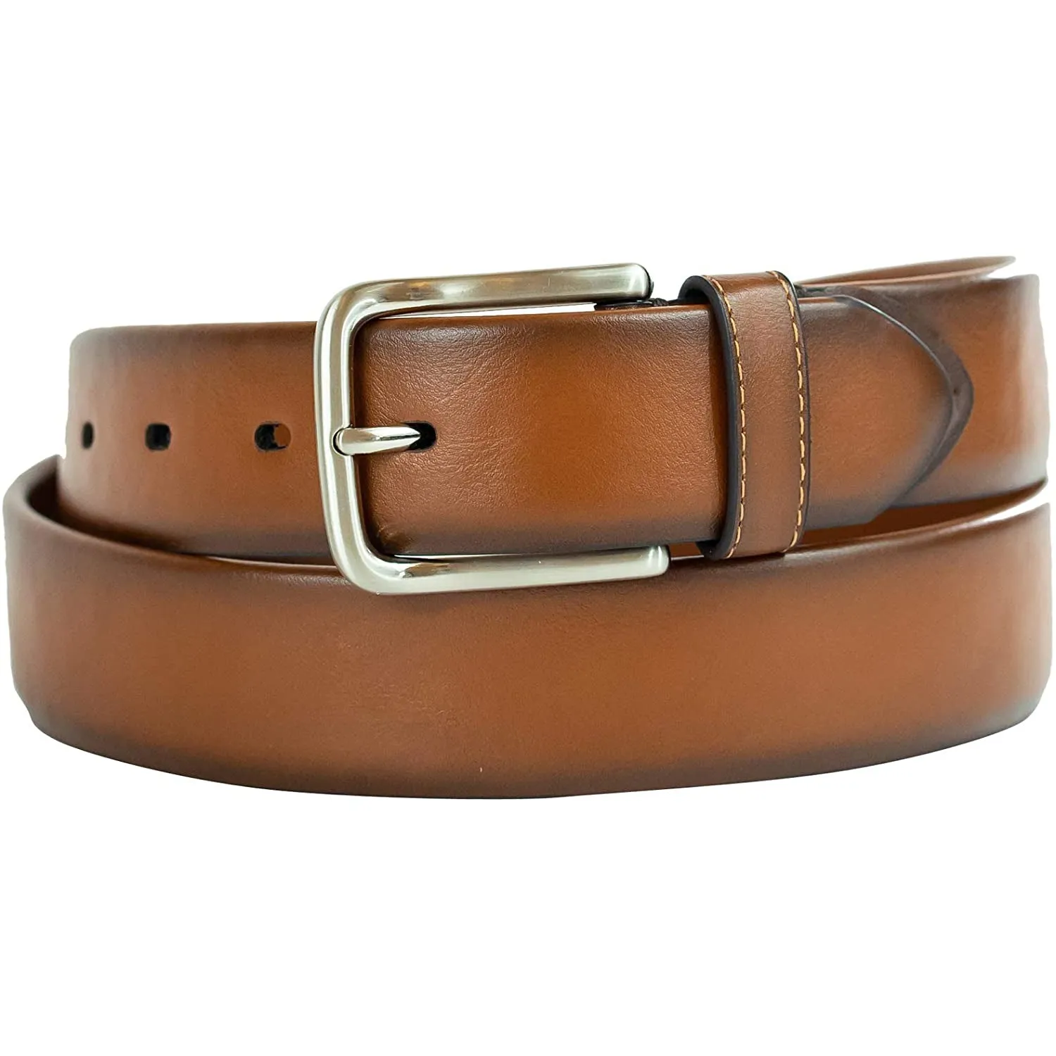 Dockers Men's Leather Casual Belt | Color Tan Casual