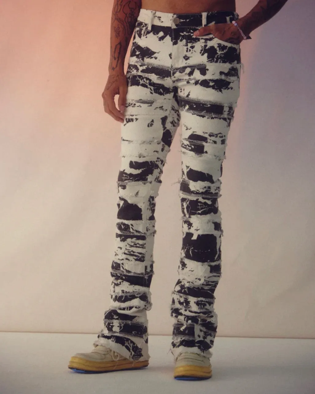 EMBELLISH STACK JEANS 'ACE'