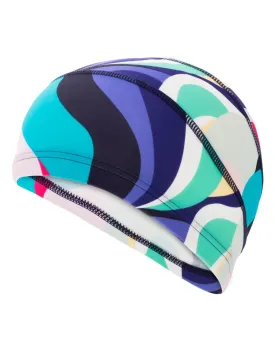 Fashy Adult Fabric Swim Cap - Multi-Colour