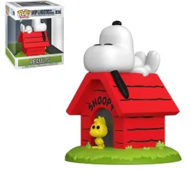 Funko Peanuts 856 Snoopy on Doghouse Deluxe Pop! Vinyl Figure