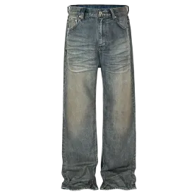 'Heritage' Faded Baggy Denim Jeans