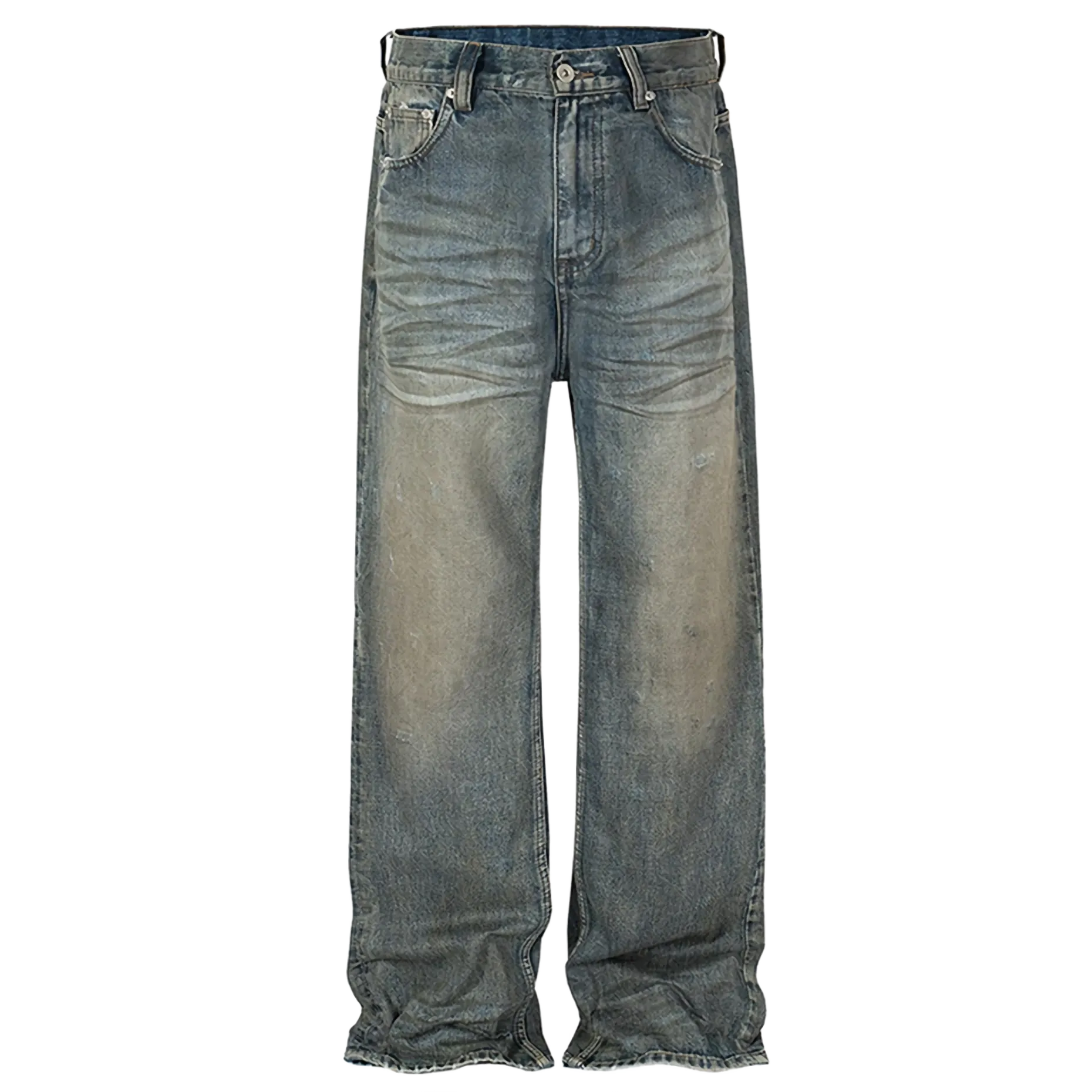 'Heritage' Faded Baggy Denim Jeans