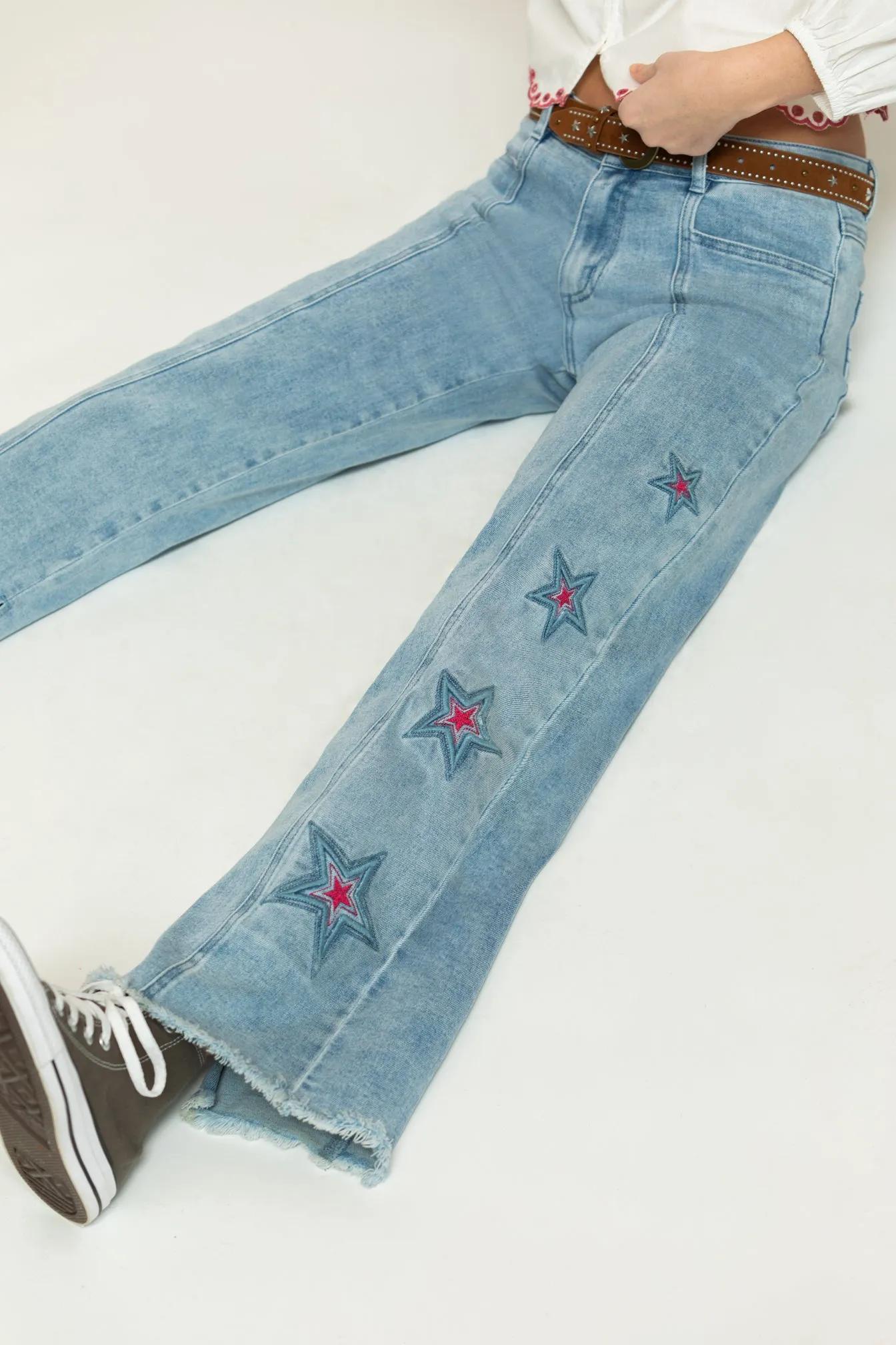 JEANS ESTRELLAS BICOLOR