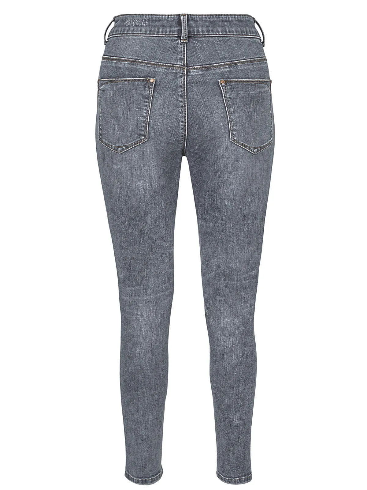 Ladies Grey Chloe Long Length Soft Stretch Skinny Fit Jeans