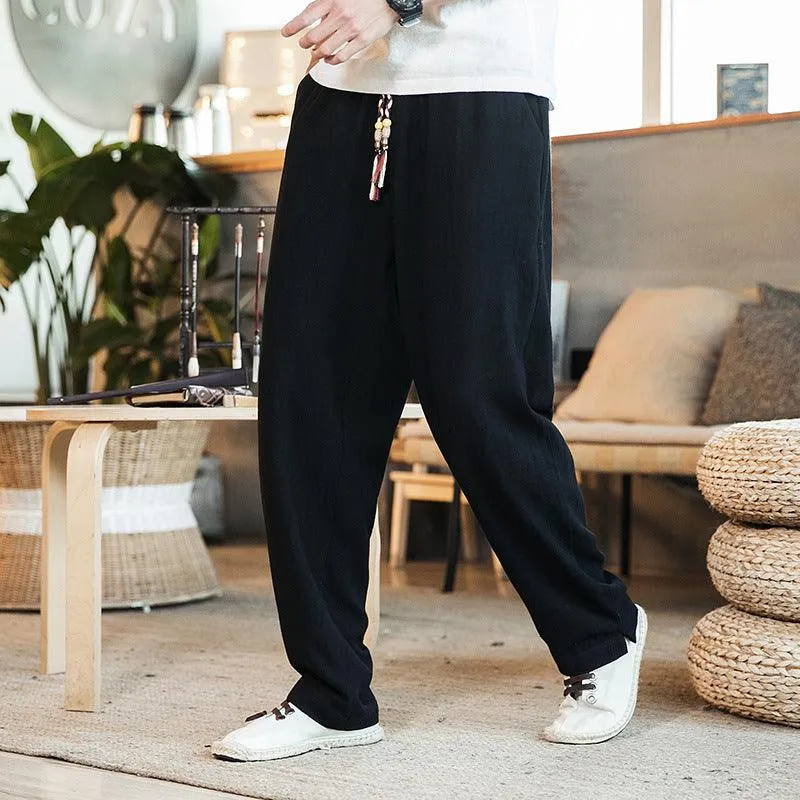 Linen casual pants