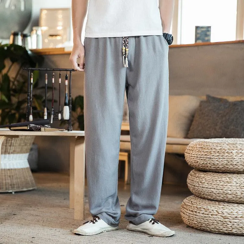 Linen casual pants