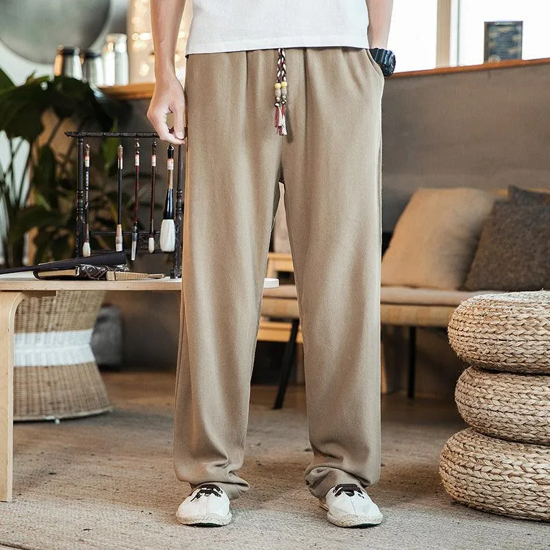 Linen casual pants