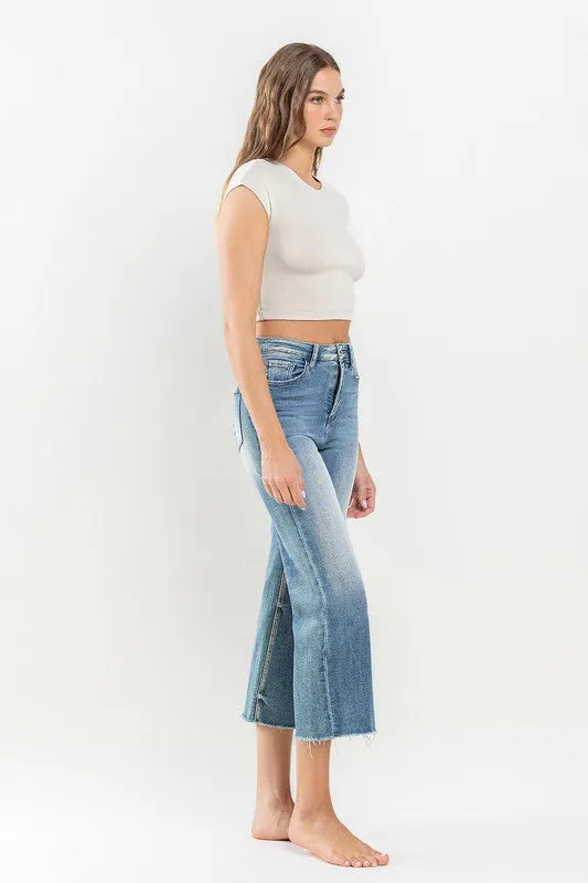 Mischief High Rise Crop Wide Leg Jeans