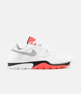 Nike Air Cross Trainer 3 Low Shoes - White / Lt Smoke Grey - Bright Crimson - Black