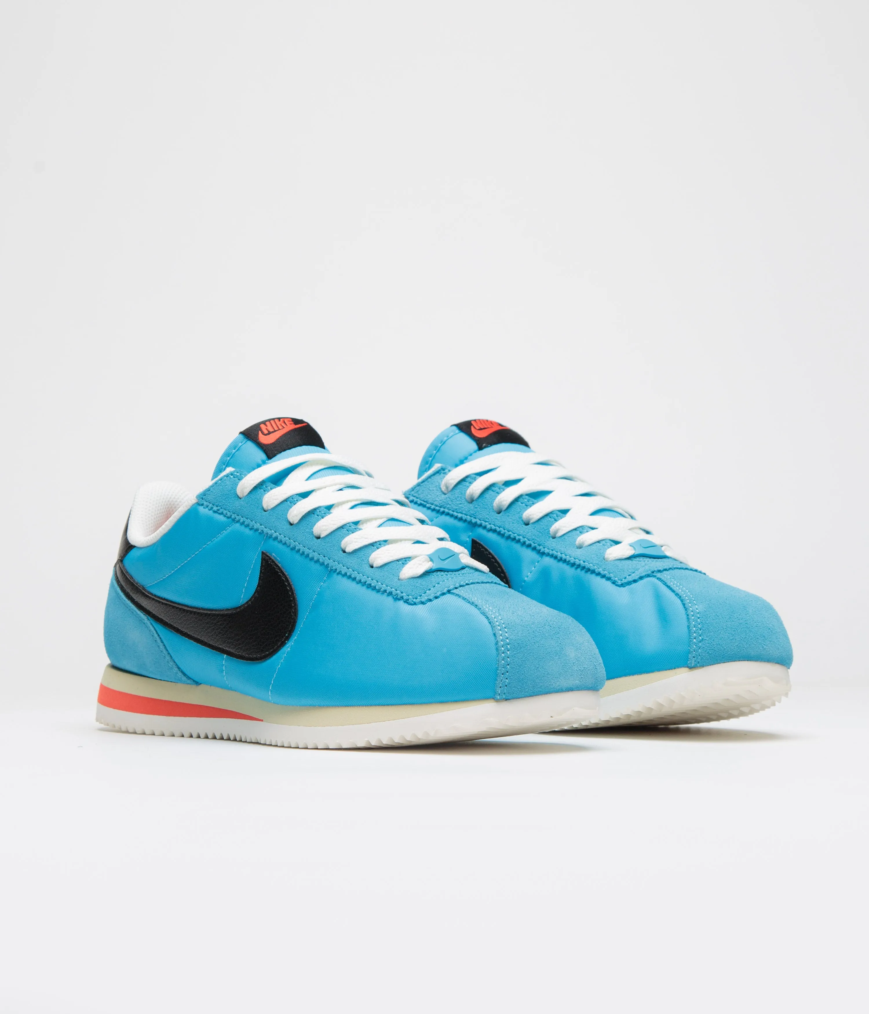 Nike Cortez TXT Shoes - Baltic Blue / Black - Team Gold - Picante Red