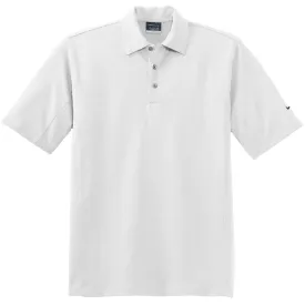 Nike Men's White Sphere Dry Short Sleeve Diamond Polo