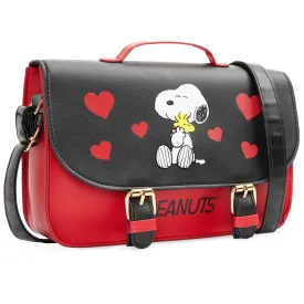 Peanuts Snoopy Crossbody Bag for Girls Teens Shoulder Bag Womens Fashion Handbag