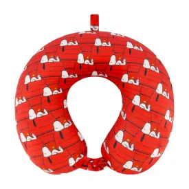 Peanuts Snoopy Dog House Memory Foam Travel Neck Pillow