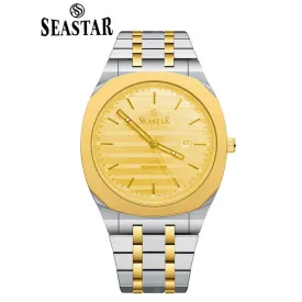 SEASTAR Original Brand Stainless Steel Band Wrist Watch For Men With Brand (Box & Bag)-2410