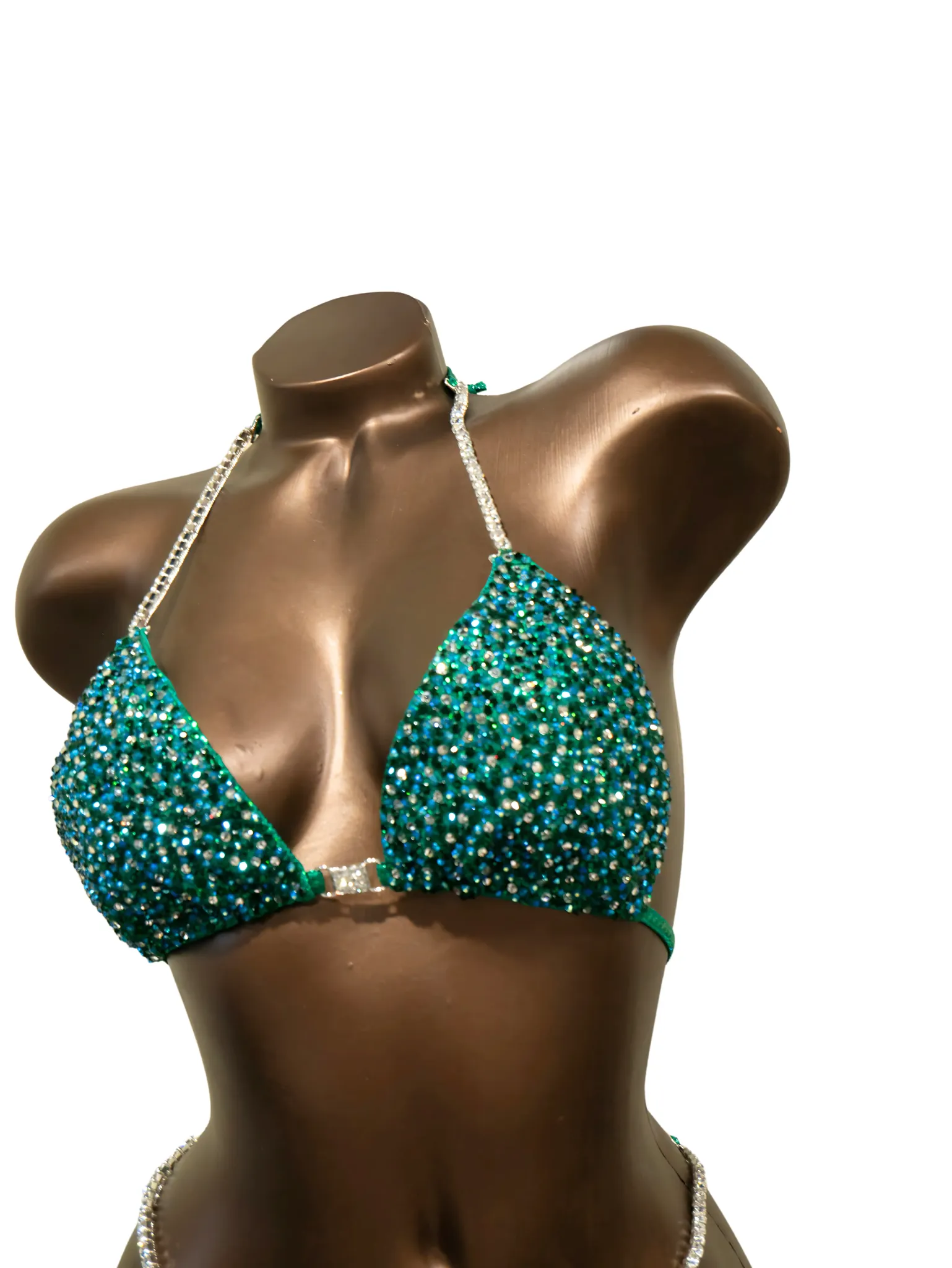 Shimmering Emerald Bikini Suit