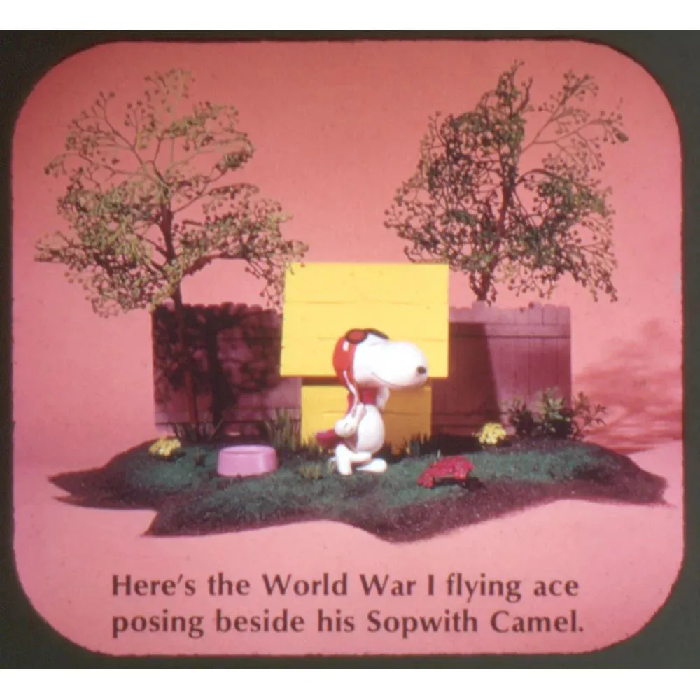 Snoopy and the Red Baron  - View-Master - Vintage - 3 Reel Packet -  1970s views  - B544-G1