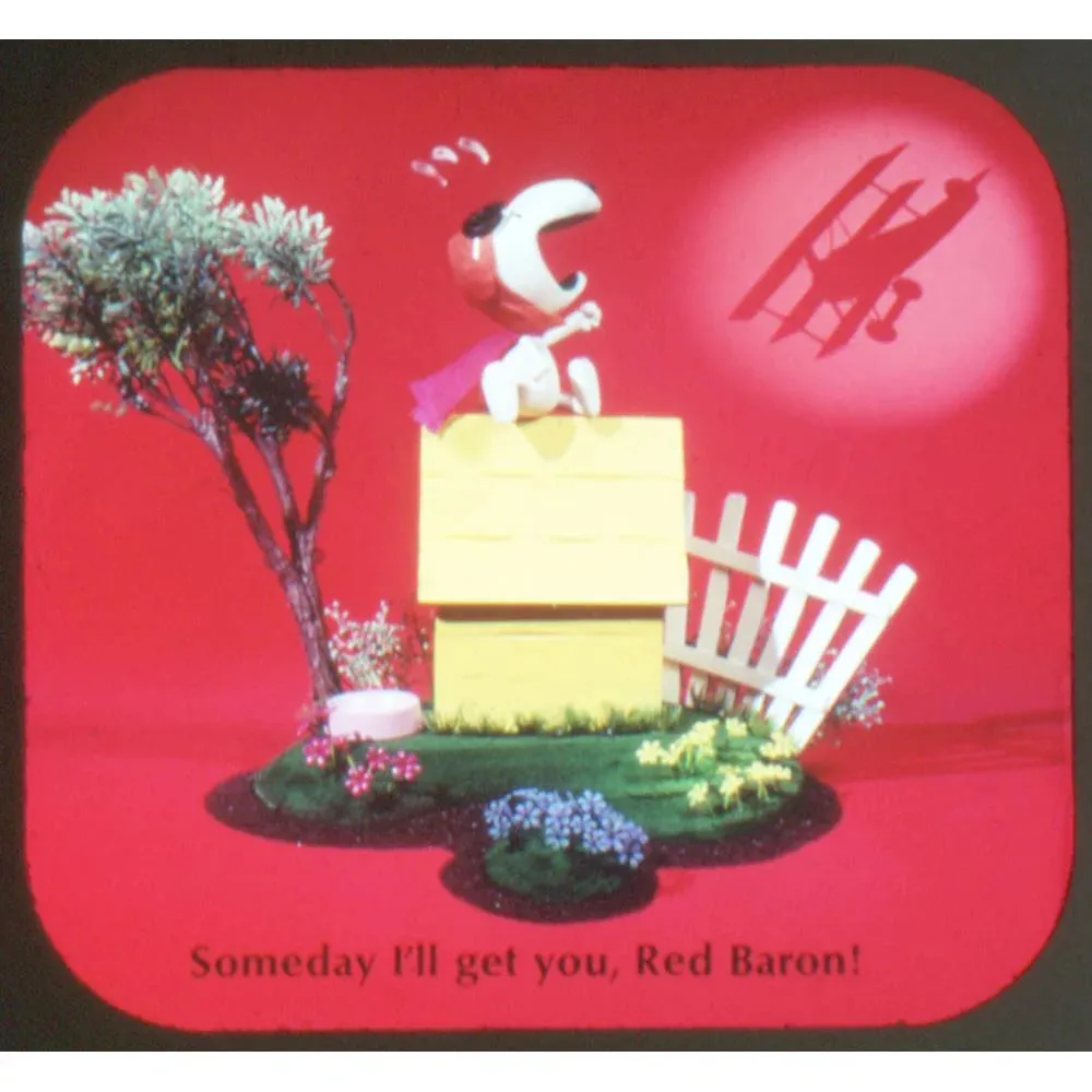 Snoopy and the Red Baron  - View-Master - Vintage - 3 Reel Packet -  1970s views  - B544-G1