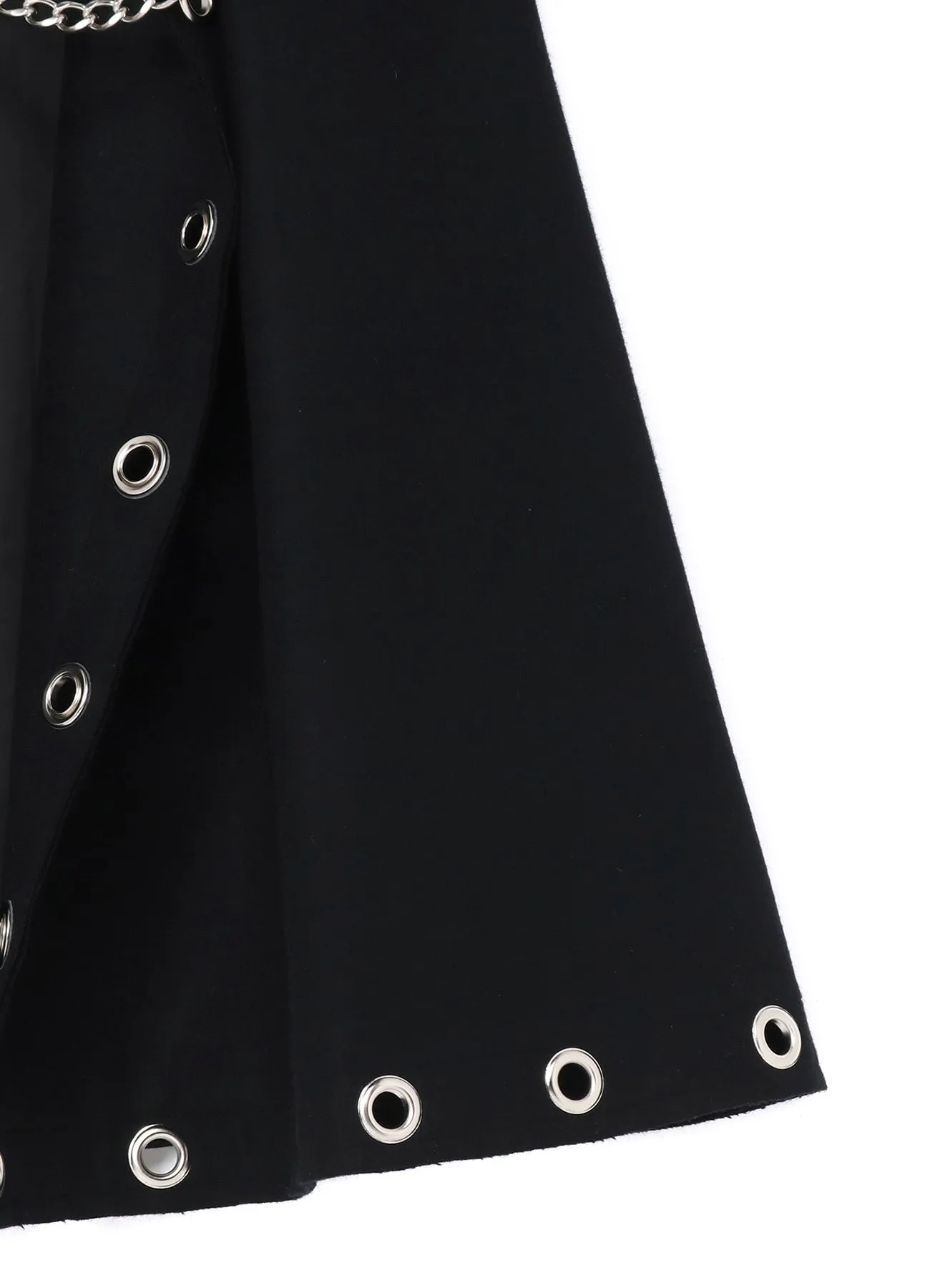 W/Melton eyelet coat